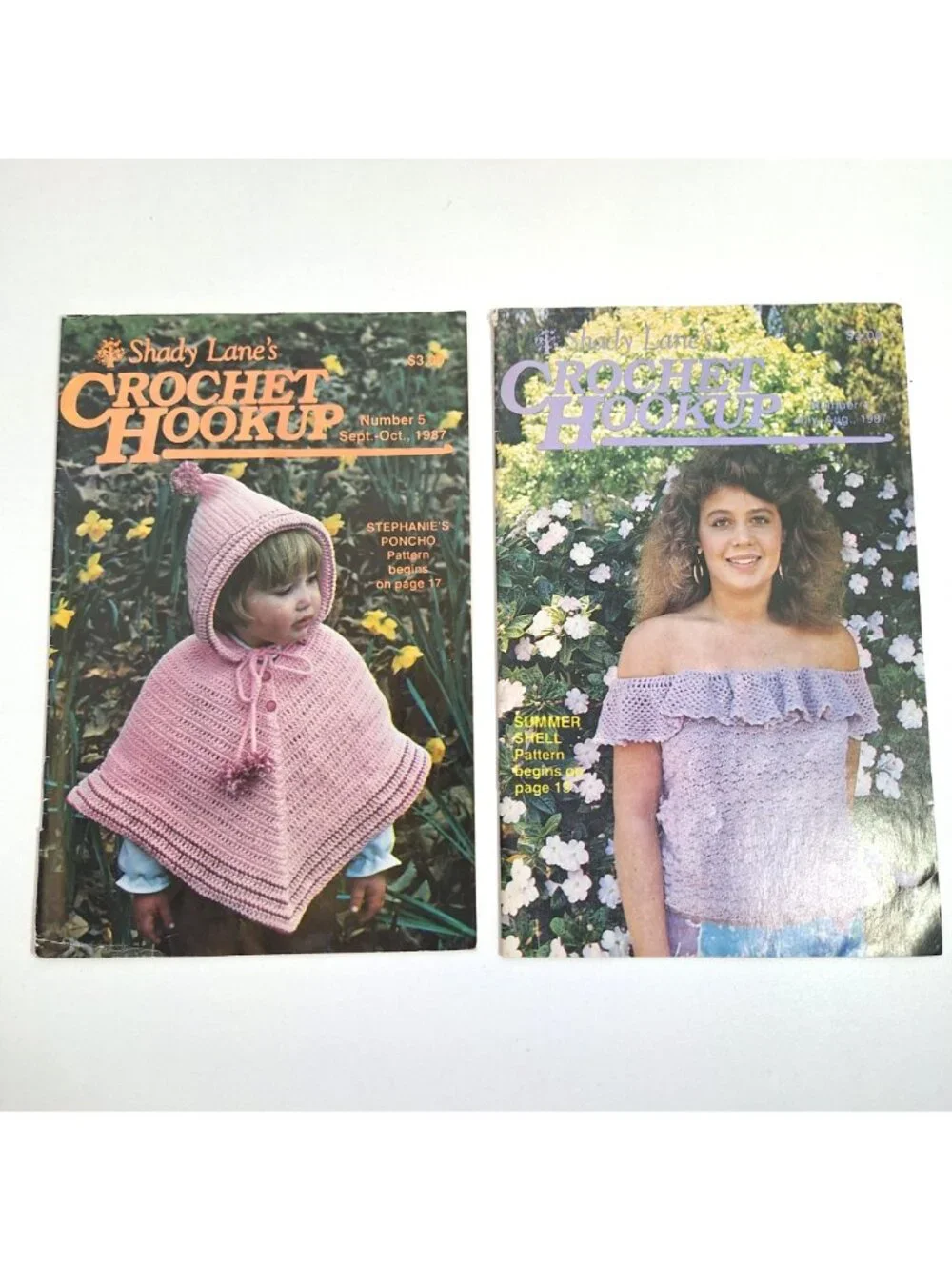 Shady Lanes Crochet Hookup Magazine Issues 4-9 11 1987 1988 Vintage Patterns